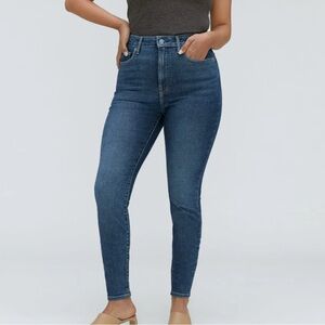 Everlane High Rise Blue Jeans size 25 ankle